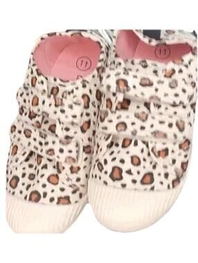 Cat & Jack Parker Toddler Girls Sneakers Shoes Sz 11 Cheetah Brown-NWT-Low Ship